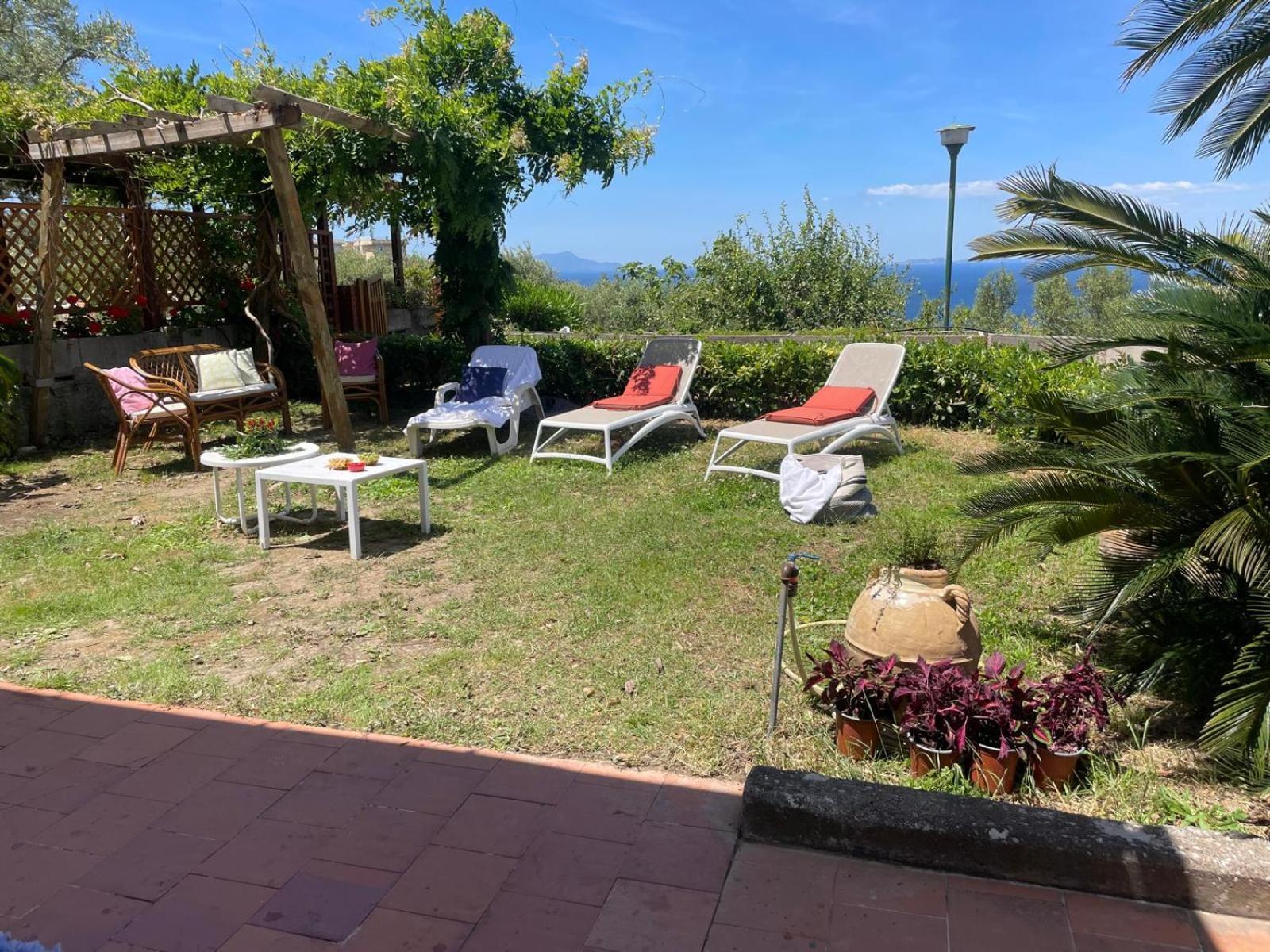 Un Paradiso A Sorrento Con Piscina Massa Lubrense Exterior foto